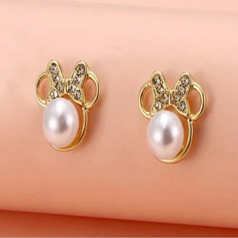 3for$20 Cute Faux Pearl Cartoon Animal Earrings